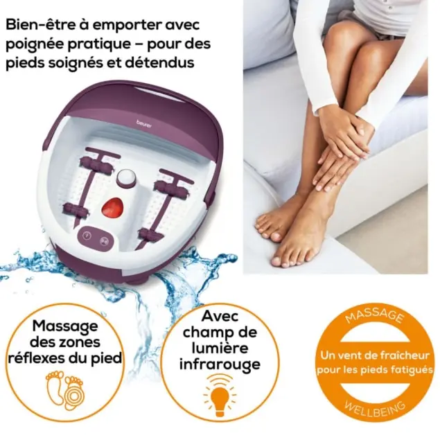 Beurer FB 21 Bain de pieds, avec réflexologie