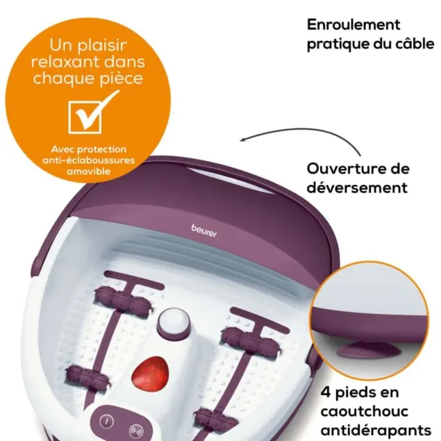 Beurer FB 21 Bain de pieds, avec réflexologie
