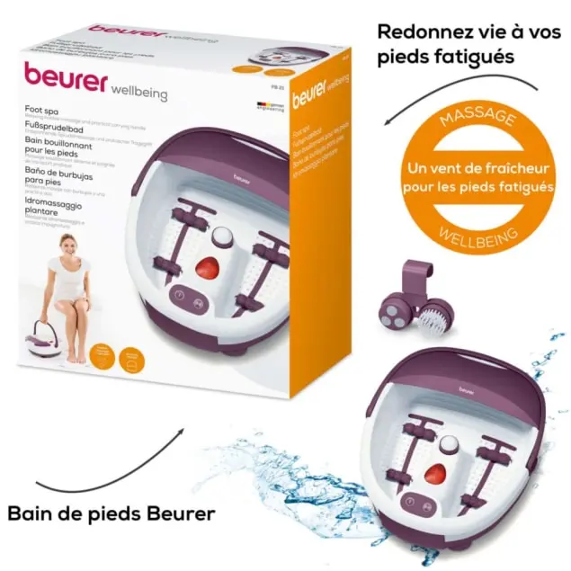 Beurer FB 21 Bain de pieds, avec réflexologie