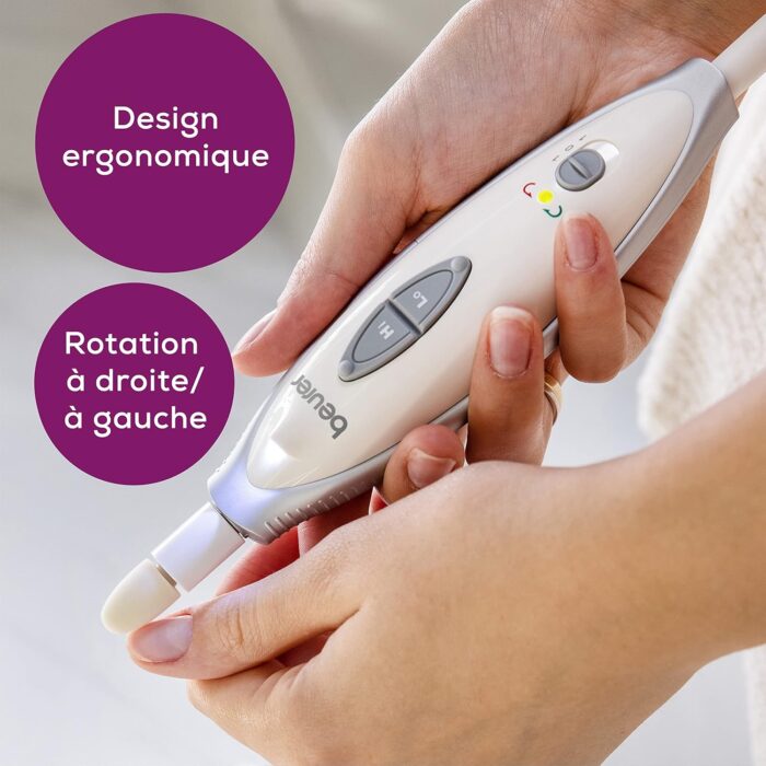 Beurer MP 41 –  Ponceuse pour ongles électrique, pour manucure/pédicure professionnelle