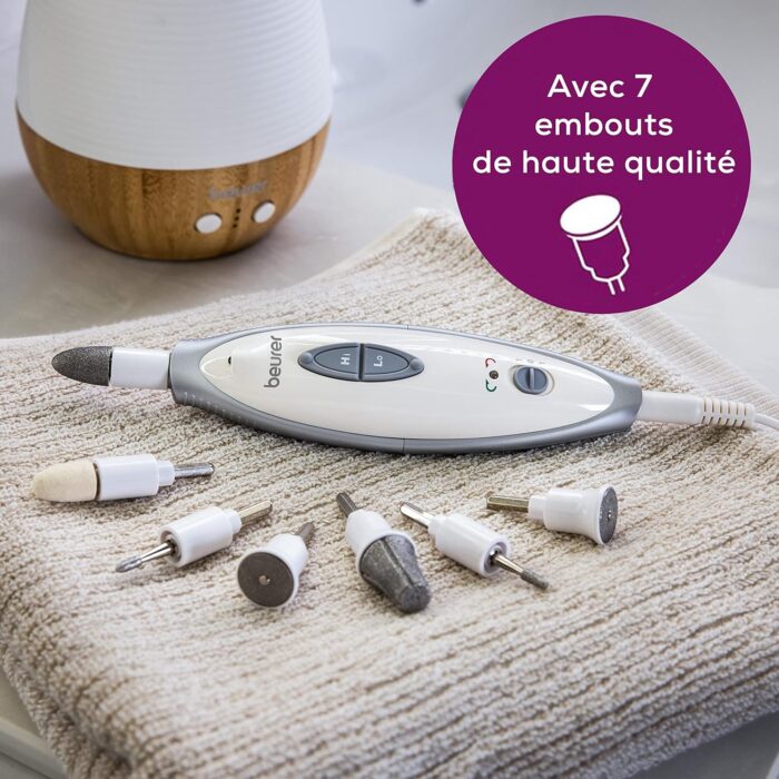 Beurer MP 41 –  Ponceuse pour ongles électrique, pour manucure/pédicure professionnelle
