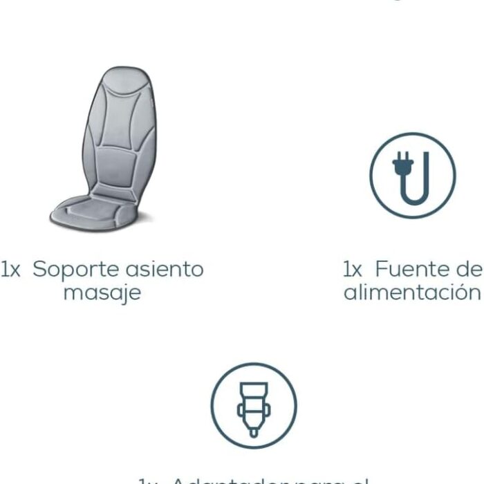 Beurer MG 155 – Housse de siège de massage Shiatsu automobile