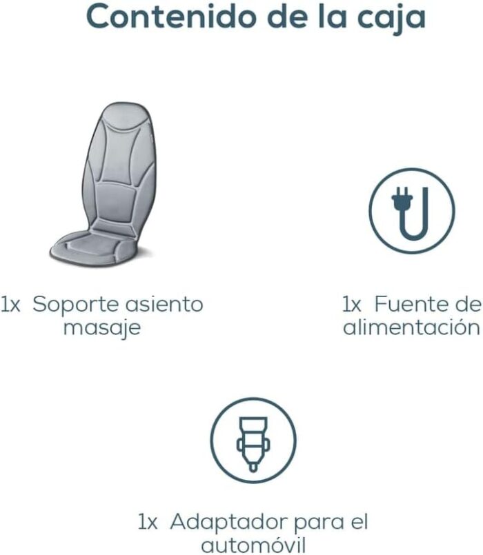 Beurer MG 155 – Housse de siège de massage Shiatsu automobile