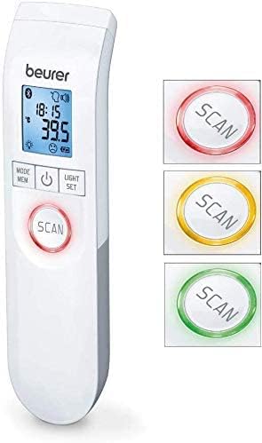 Beurer FT 95 Thermomètre sans contact, Bluetooth et application dédiée