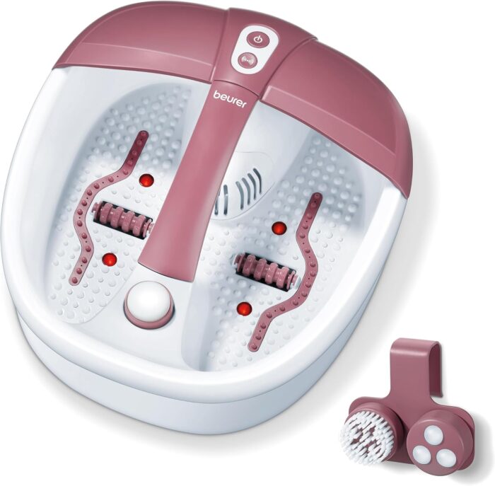 Beurer FB 35 – Bain de pieds relaxant de pédicure et lumière infrarouge Massage Vibrant