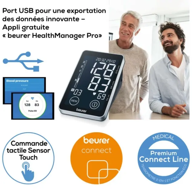 Tensiomètre intelligent au bras Beurer BM 58