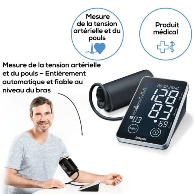 Tensiomètre intelligent au bras Beurer BM 58
