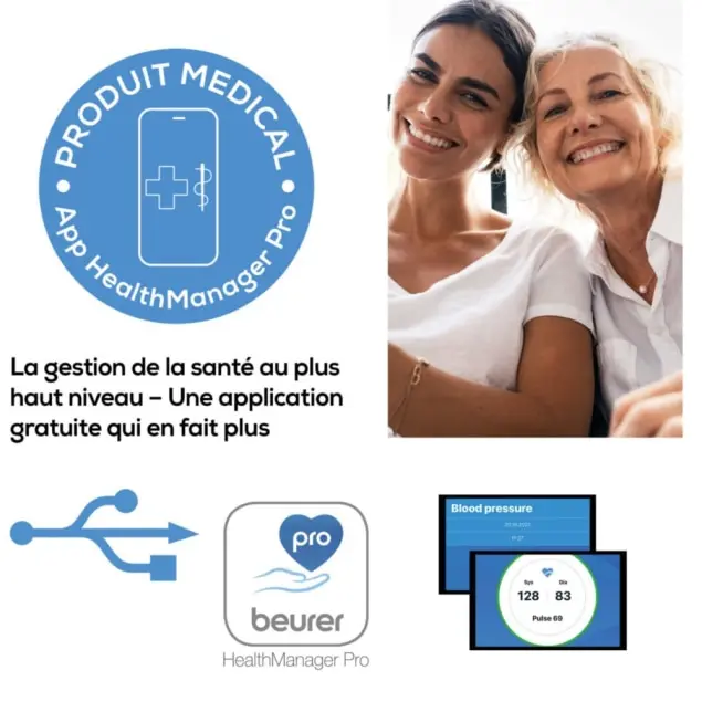 Tensiomètre intelligent au bras Beurer BM 58
