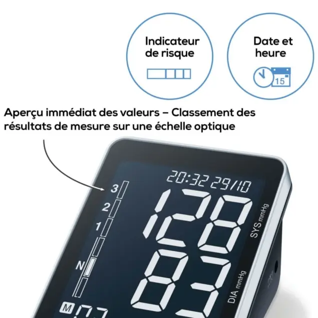 Tensiomètre intelligent au bras Beurer BM 58