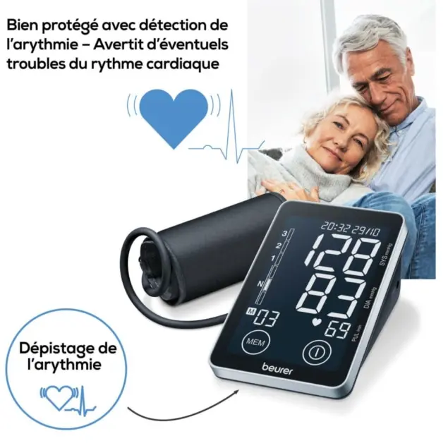 Tensiomètre intelligent au bras Beurer BM 58