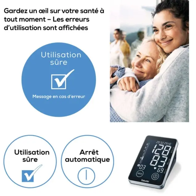 Tensiomètre intelligent au bras Beurer BM 58