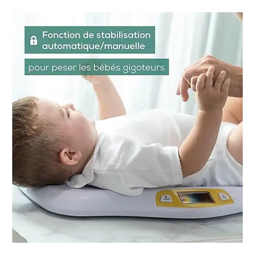 Beurer BY 80 – Pèse-bébé électronique avec surface incurvée
